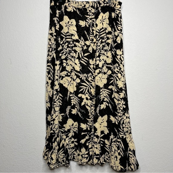 VTG‎ 90s Women Maxi Broomstick Skirt XL Reversible Goblincore whymsigoth grunge - Picture 4 of 7